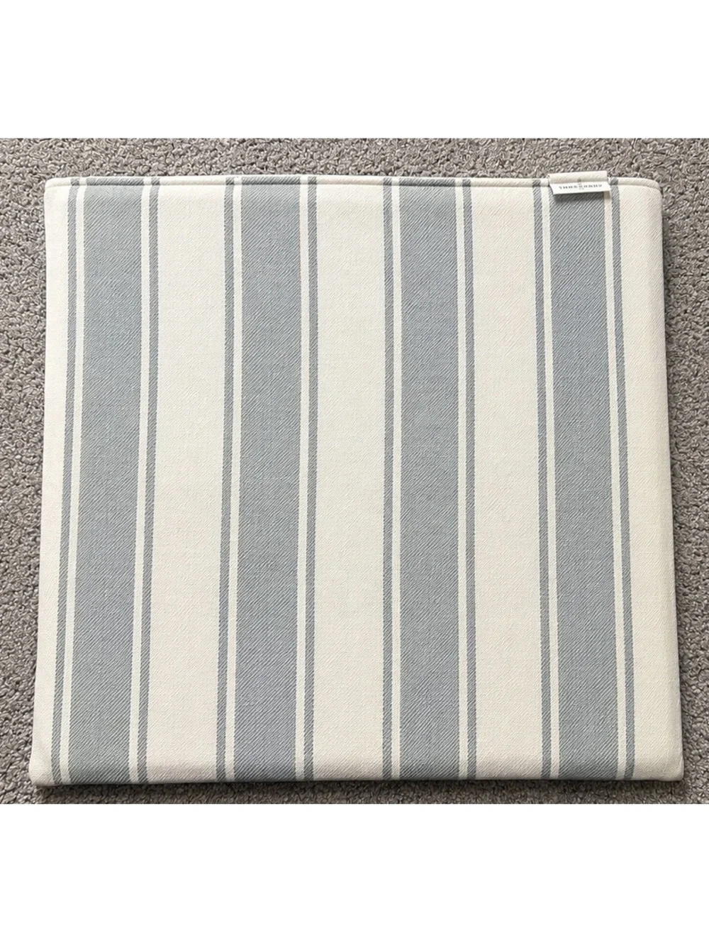 Pottery Barn 24x24 Cotton Striped Pillow Cover